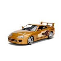 Jada toys Fast Furious Slap Jacks Supra Die-Cast Collectible Vehicle Car Model Gold with Decals 1: 24 Scale Copper