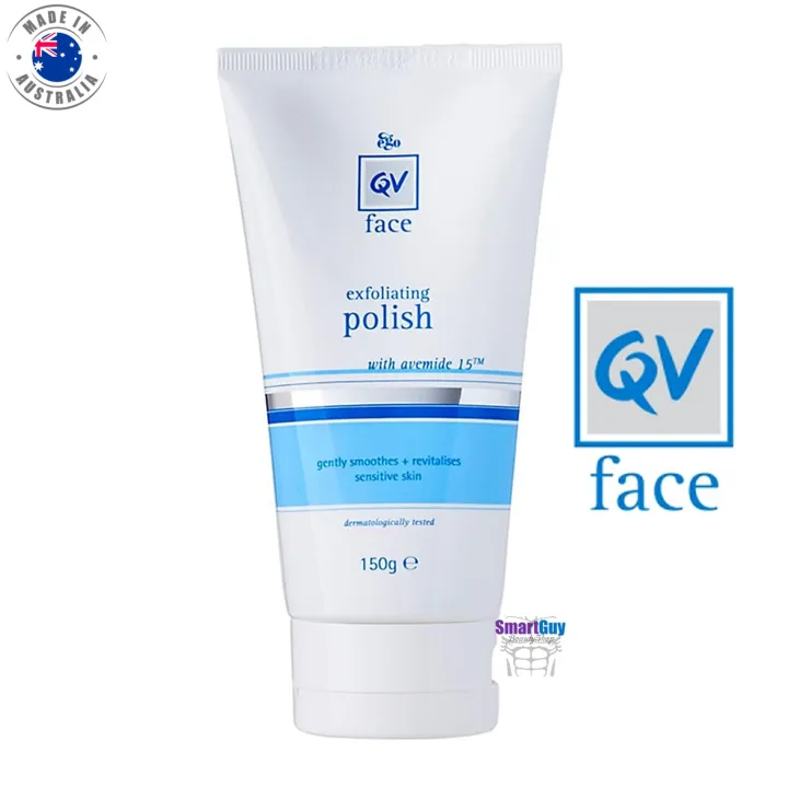 QV Face Exfoliating Polish ครีมสครับผิวหน้าสูตรอ่อนโยนสำหรับผิวบางบางแพ้ง่ายสินค้านำเข้าของแท้