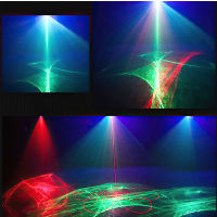 RGB Laser Projector Lamp Party Light USB Powered DJ Stage Lighting Effect LED Disco Light For Party Show Home KTV