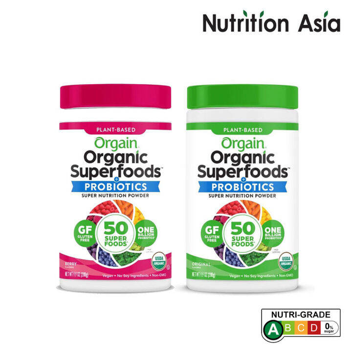 Orgain Organic Superfoods Probiotic Powder (0.62lb) Lazada Singapore