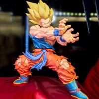 ดราก้อนบอล Z Kamehameha Son Goku Tokoh Super Saiyan Karotto 16CM PVC Figur Si รุ่น Boneka Mainan สำหรับ An-An Hadiah