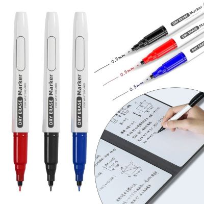 OKDEALS ปากกาไวท์บอร์ดแปรงวาดภาพแห้งเร็ว6ชิ้น/เซ็ตปากกาปากกามาร์กเกอร์ปากกาศิลปะลบได้