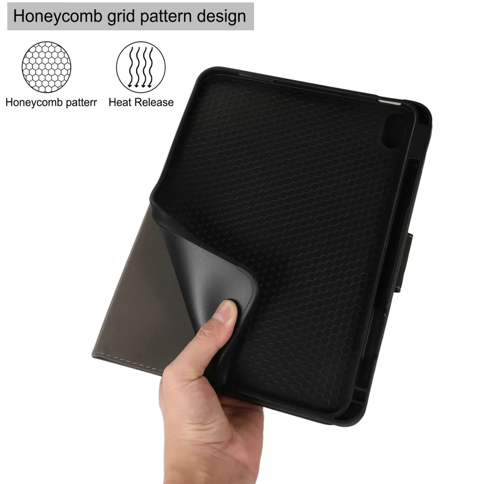 For Apple iPad 10th Gen 10.9 2022 Grid Leather Flip Stand Card Slot Case  Cover