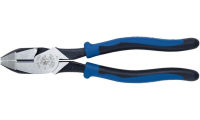 Klein Tools J2000-9NE Side Cutter Linemans Pliers, High Leverage 9-Inch Pliers Cut ACSR, Screws, Nails, Wire HD Cutting