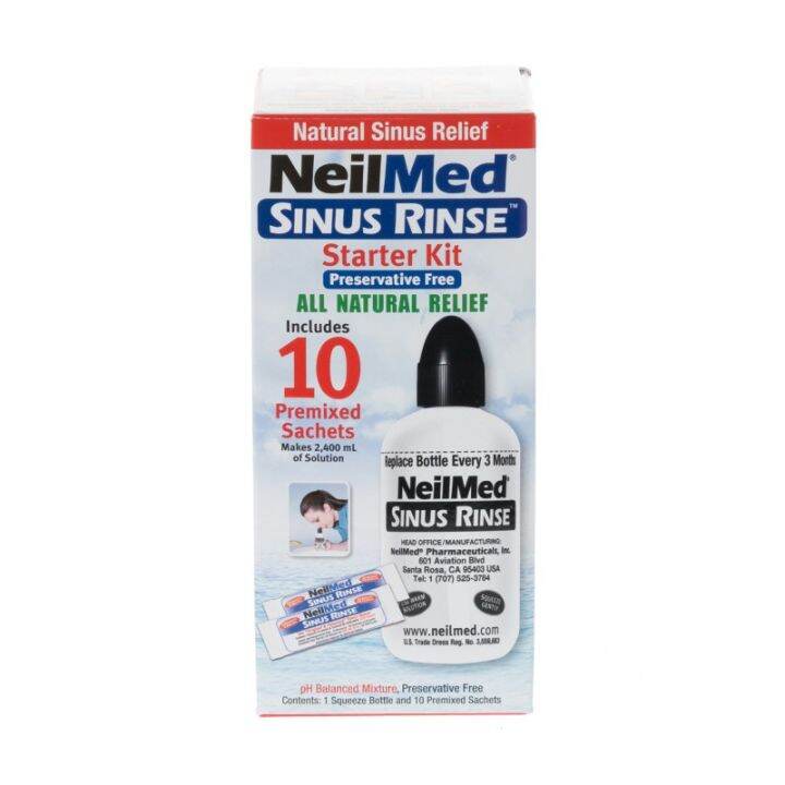 Neilmed Sinus Rinse Starter Kit 10's 【Allergic/Sinus】 | Lazada