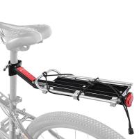 Bike Cargo Rack แร็คจักรยานด้านหลังสำหรับด้านหลังของ Bike Carrier Rack Quick Release MTB Road จักรยานด้านหลัง Racks 110 Lbs