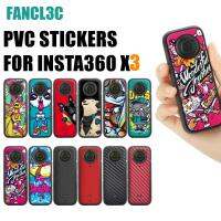 PVC Stickers for Insta360 X3 Protective Film Waterproof Scratch-proof Decals Removable Skin for Insta360 One X3 Accessories