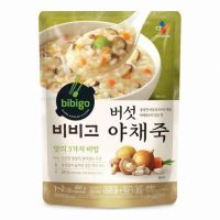 กินตามซีรีย์ ?​ 비비고 죽 โจ๊กสำเร็จรูป​ CJ​ Bibigo Korean traditional porridge​ 450g _โจ๊กผักรวมและเห็ด