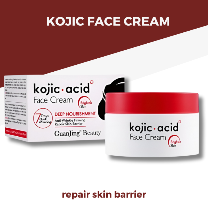 GuanJing Kojic Acid Creamfor Wrinkle Melasma Freckles Anti Ageing 30g ...