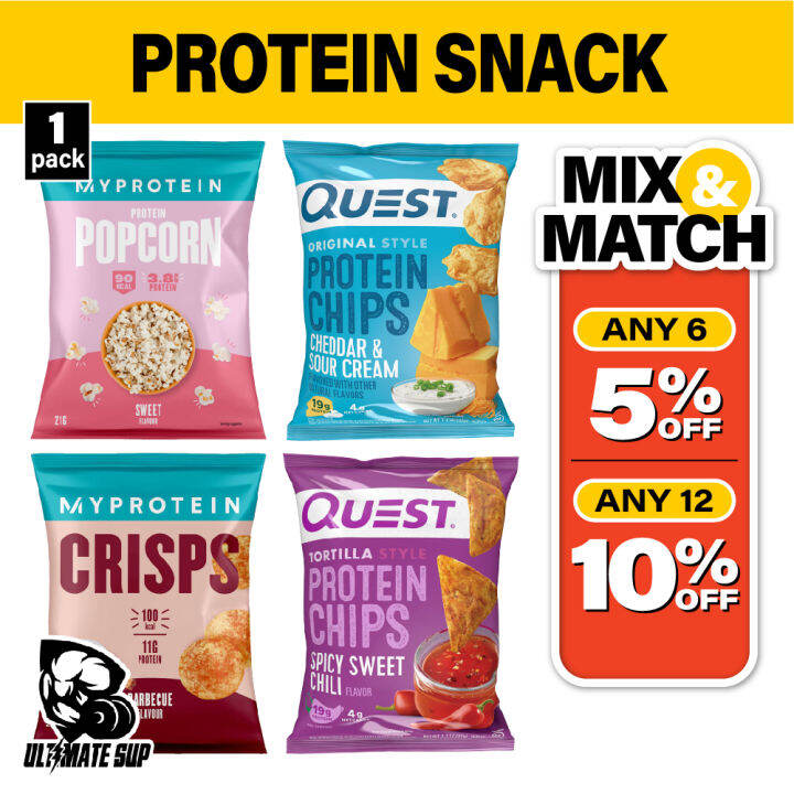 Protein Snack Quest Protein Chips Various Brands and Assorted