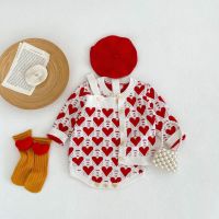 [COD] 2023 and Clothing Infants Children Knitted Sweater Jacket Romper 2-Piece Set