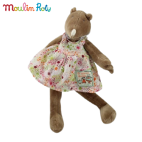 Moulin Roty ตุ๊กตาออร์แกนิค ตุ๊กตาผ้าเน่า ตุ๊กตาตัวตุ๋น ตุ๊กตาน้องกอด ขนาด 30cm Apoline La Grande Famille MR-632042