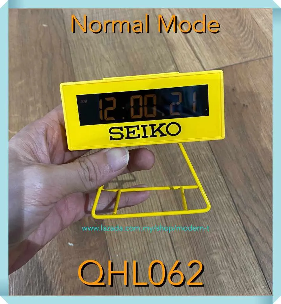 NEW & ORIGINAL SEIKO Digital Timer Calendar Beep Alarm Clock QHL062 (QHL062Y)/QHL082  | Lazada