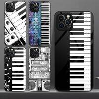 【Xiaohongs keyboard film 】 คีย์บอร์ดสังเคราะห์เพลงโทรศัพท์กรณีกระจกนิรภัยสำหรับ IPhone 13Pro 13 12 11 Pro Max Mini X XR XS Max 8 7 6วินาทีบวก SE 2020