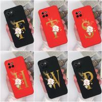 เคส S23สำหรับ Itel Capa Coque ซิลิโคนสีแดงป้องกันมีตัวอักษรลายดอกไม้สุดหรูฝาหลังเคสคู่ซองนุ่มกันกระแทกสำหรับ Itel S 23เคส Funda Bumper 6.6นิ้ว2023