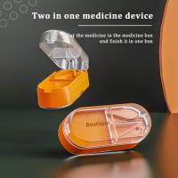 Travel Pill Box Medicine Storage Tablet Divider fast cutting Strong Sealing Medicine Box Health Care Small Medicine Box Medicine  First Aid Storage