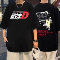 Fujiwara Takumi T-shirt Men Manga Drift Car Tshirt Anime Initial D Toyota 1985s AE86 Fcmvf Sprinter Trueno Gt Apex Print Tees 4XL 5XL 6XL