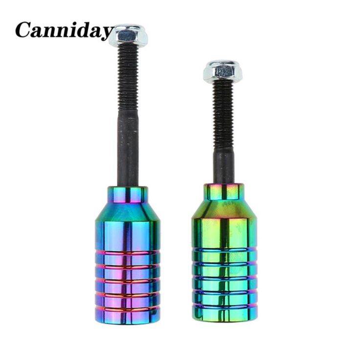 2Pcs Stunt Scooter Pegs Set With Steel Axle Bolts Scooter Mounting