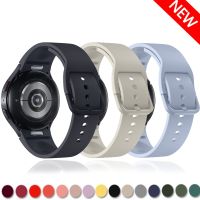 20mm watch band for Samsung Galaxy Watch 6 5 pro 44mm 40mm 45mm Sport Silicone Bracelet Galaxy Watch 4 Classic 43mm 47mm Strap Shoes Accessories