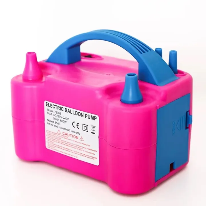 Electric inflatable balloon pump portable automatic inflator dualhole