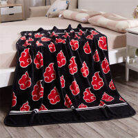 59x47" 150x120cm Anime Hokage Akatsuki Soft Warm Blanket Coral Fleece Throw Home Plush Bedroom Sheet Children Cosplay Gift