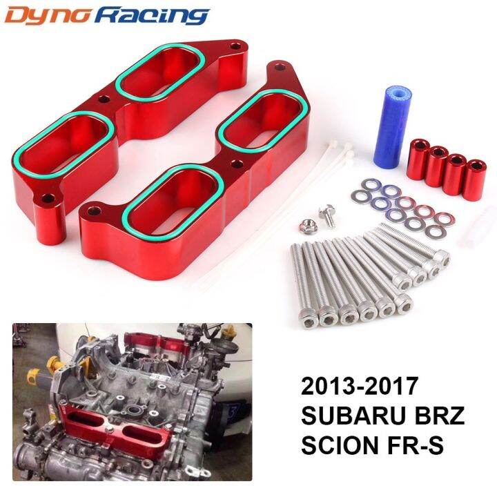 Red Dynoracing Power Block Intake Manifold Spacers For Subaru BRZ 2013