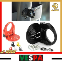 หมวกนิรภัยสำหรับ Vespa GTS 125ie ซูเปอร์250สกู๊ตเตอร์150 Primavera Mount ถุงที่จับหมวกกันน็อคขวด