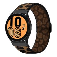 【CHUYANG SHOP】   20มม. 22มม. สำหรับ Samsung Galaxy Watch 4 5 44มม. 40มม. Active 2 Gear S3 Correa สร้อยข้อมือไนลอนยืดหยุ่น Huawei Gt/ 2E/3 /Pro Band