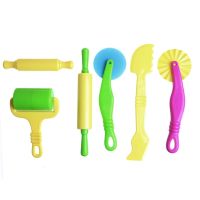 【CW】 New 6Pcs Pottery Clay Plasticine Dough Sculpture Modelling Tools Kids Pretend