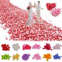 100pcs 5cmx5cm Silk Rose Petals Girls Toss Silk Petal Wedding Bridal Shower Aisle Vase Decoration DIY Craft Scrapbooking Flowers