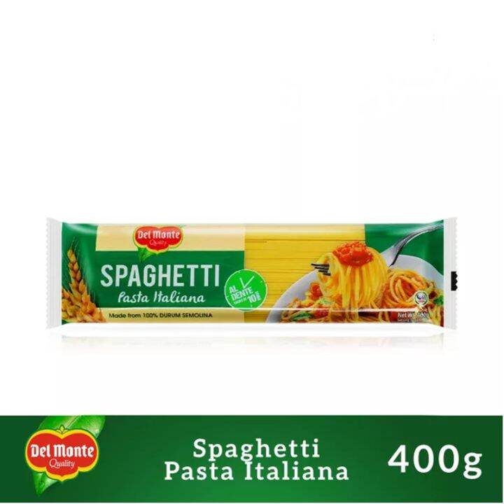 Del Monte Spaghetti Pasta Italiana 400g Lazada PH