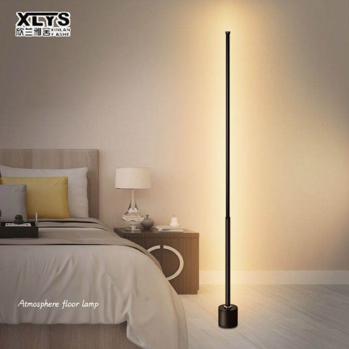 XINLANYASHE โคมไฟตั้งพื้นแอลอีดี โคมไฟตั้งพื้นในห้องนั่งเล่น โคมไฟตั้ง