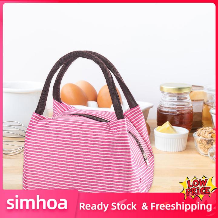 simhoa-กระเป๋ากล่องผ้าอ๊อกฟอร์ดอาหารกลางวันทนทานกระเป๋ากล่องอาหารปิกนิกสำหรับการเดินทางไปแคมป์ปิ้งตกปลา