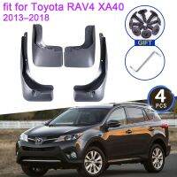 4X สำหรับ Toyota RAV4 RAV 4 XA40 2013 2014 2015 2016 2017 2018แผ่นกันกระเซ็นบังโคลนอุปกรณ์เสริมรถยนต์ล้อบังแดด