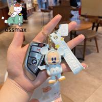 OSSMAX พวงกุญแจมิกกี้สำหรับเป็นของขวัญพวงกุญแจห้อยกระเป๋าเพื่อนพวงกุญแจพวงกุญแจคู่รักของเล่นตุ๊กตาอนิเมะ