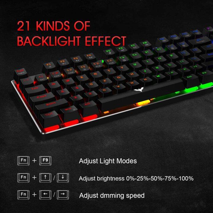 havit-kb486l-mechanical-gaming-keyboard-4800dpi-6-button-mouse-and-mouse-pad-kit-rgb-backlight-red-switches-89-keys-keypad