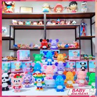 DIY Tandem อนุภาค GLOOMY Rainbow Panda Building Blocks น่ารัก Bearbrick Creative ชุดตกแต่งหมีของขวัญปริศนาประกอบของเล่น