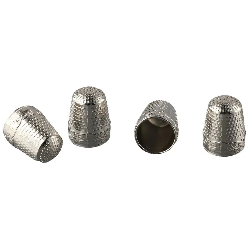 NORORTHY Metal Sewing Thimble Coin Leather Thimbles for Hand