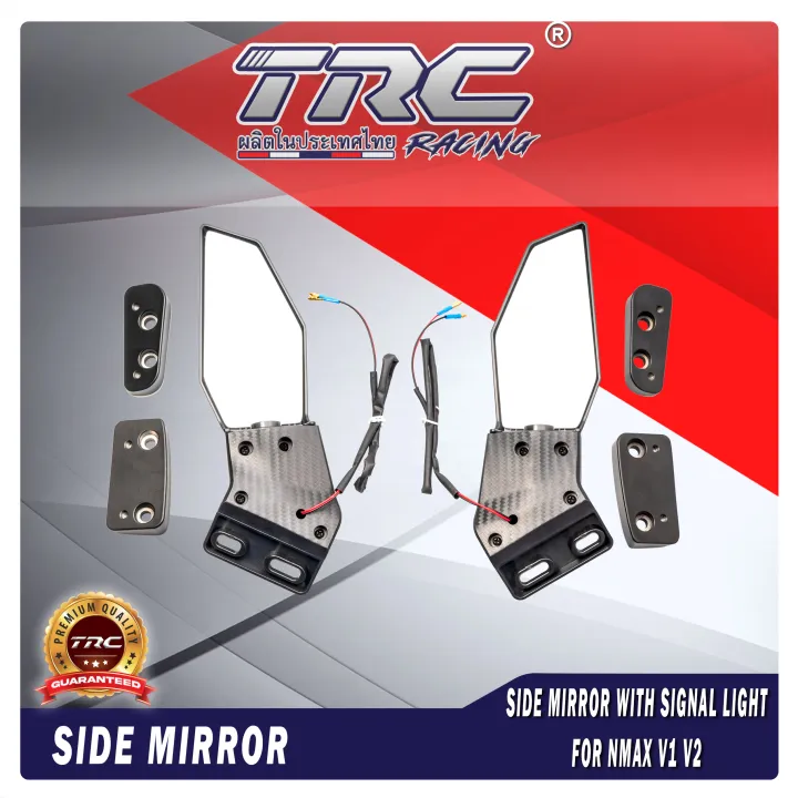 TRC Trading Side Mirror With Signal Light for Nmax v1/v2 Modified Made ...