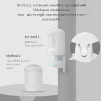 ROVF Tuya ZigBee 3.0PIR Smart Human Body Sensor Wireless Motion Detector Security Alarm System Alexa Home Gateway