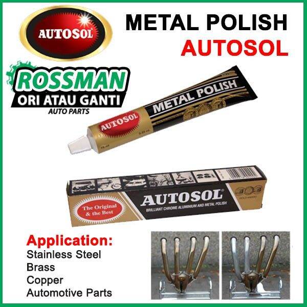 Original Autosol Metal Polish Rust Remover Chrome Restore Cleaner 75ml