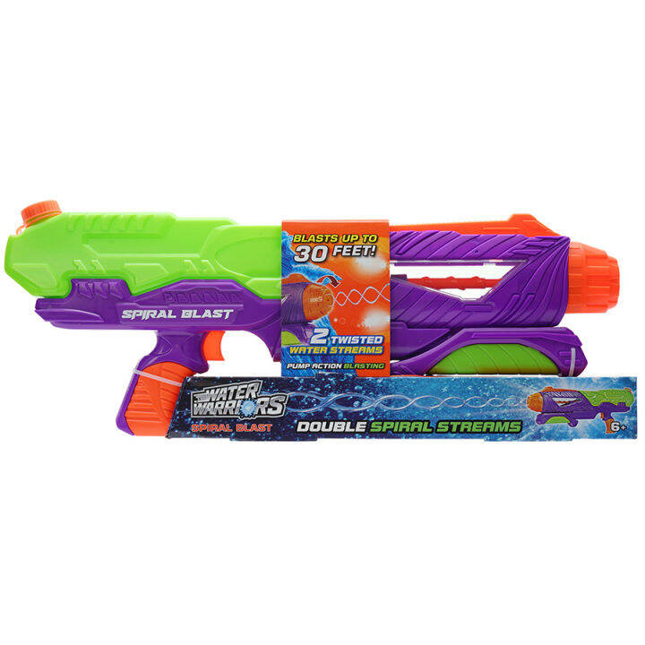 Toys R Us Water Warriors Spiral Blast ของเล่นปืนฉีดน้ำ ( 934043) Lazada.co.th