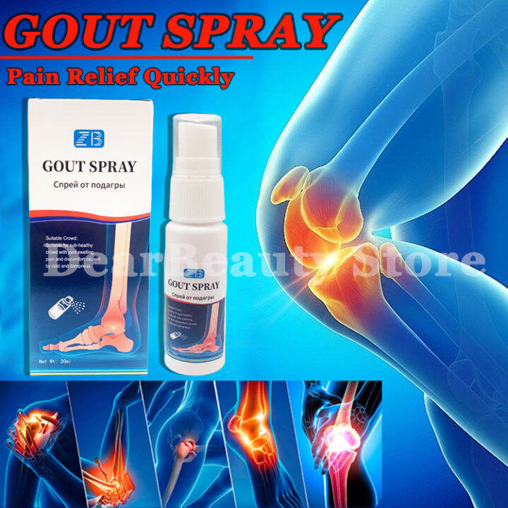Gout Spray for Arthritis Knee Pain gout Relief Muscle Ache Joint Sprain
