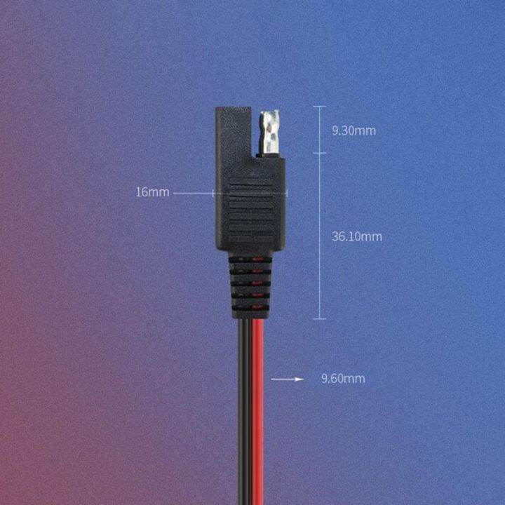 10cm-power-extension-connector-male-female-cable-wire-18awg-for-automotive-solar-battery-plug-wire-diy-sae-cable