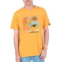 DOSH UNISEX T-SHIRTS SESAME STREET เสื้อยืดคอกลม แขนสั้น ผู้ชาย-ผู้หญิง LSEMT5001-YE