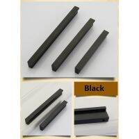 Modern Minimalist Matte Black WardrobeCabinet DoorCabinet Drawer Handle