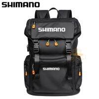 SHIMANO กระเป๋าเป้ตกปลาสำหรับผู้ชาย,กระเป๋าเป้สะพายหลังตกปลากันน้ำระบายอากาศได้ดีแนวสปอร์ตใช้ใส่ตกปลากิจกรรมกลางแจ้งแบบเรียบง่ายปี2021