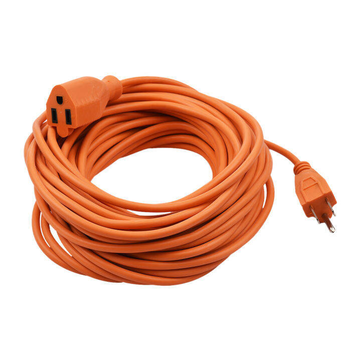 50FT AC Power Electric Outdoor Extension Cord 12 AWG 3 Prong 125V