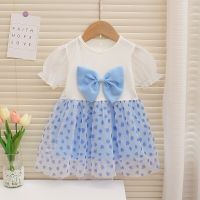 New Baby Girl Dress Baby Girl Round Dot Bow Toddler Girl Dresses For Kids Girls Clothes Summer Princess Dresses For Baby Girl  by Hs2023