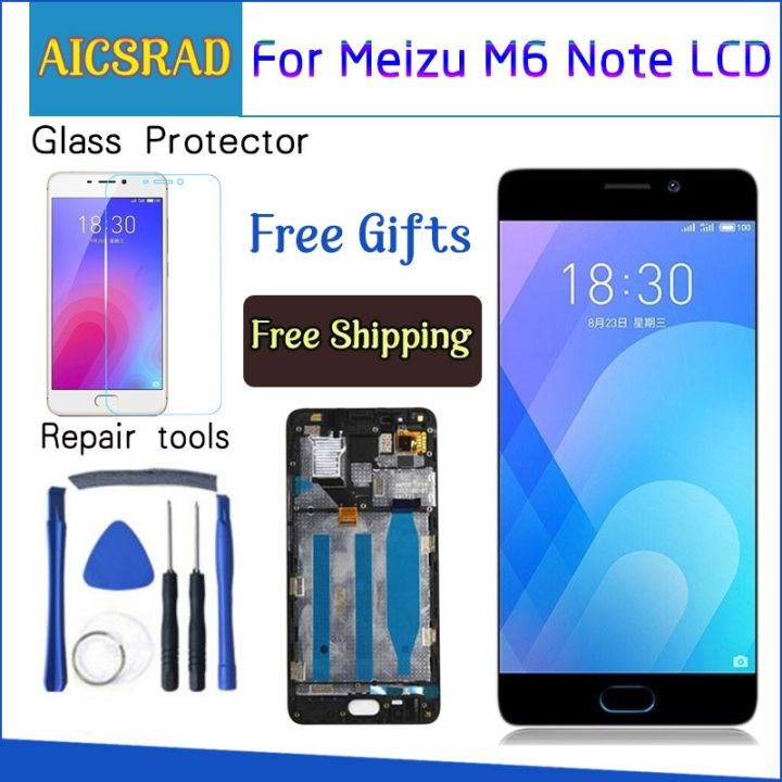 aicsrad-for-meizu-m6-note-touch-screen-digitizer-lcd-display-for-meizu-note-6-5-5-cellphone-black-white-color